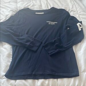 Abercrombie & Fitch Dark Blue Long Sleeve Tee